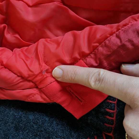 Vintage Osh Kosh girls charcoal gray wool blend coat size 4T / 5T - Picture 3 of 12